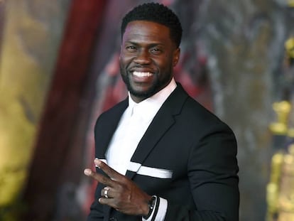 Kevin Hart, na estreia de ‘Jumanji’ no ano passado em Los Angeles