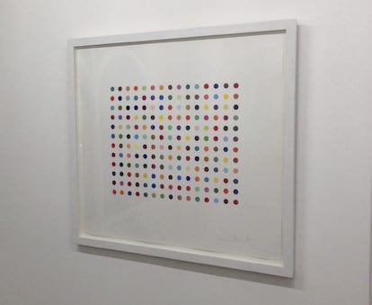 Fotografía sin fechar facilitada por la Policía Metropolitana de Londres que muestra la obra 'Pyronin'
