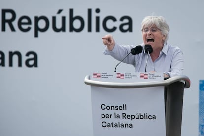 Clara Ponsatí dissabte passat a Perpinyà.