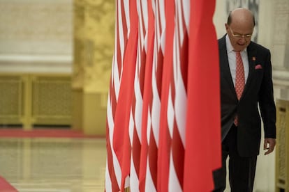 Ross, este jueves en China como parte del viaje de Trump