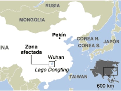 Las inundaciones obligan a evacuar a unas 600.000 personas del centro de China