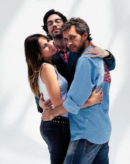 Rebeca Jiménez, Fabián y Rafa Pons.