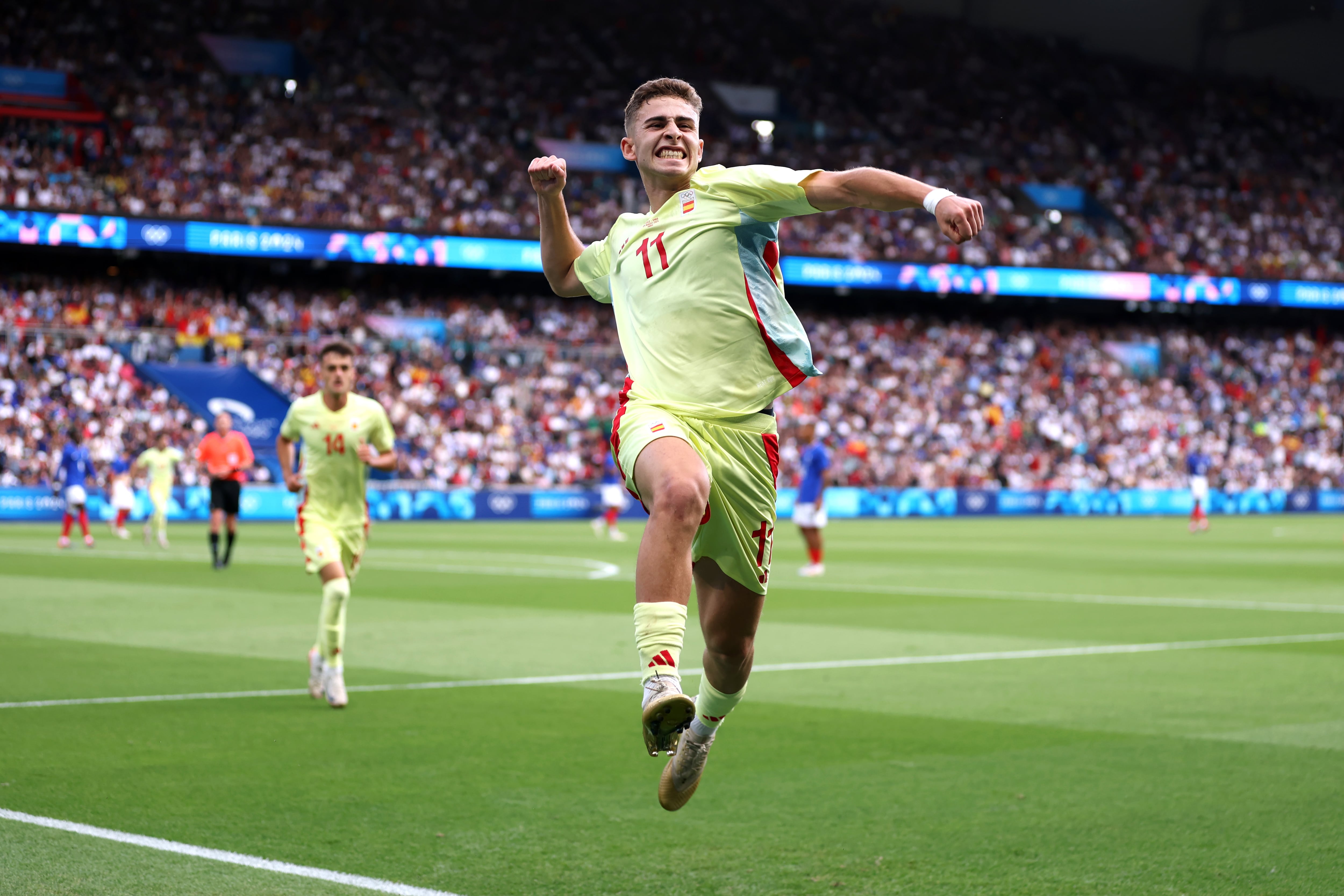 Francia – España, la final de fútbol en directo | La Roja remonta el partido ante la selección francesa con dos goles de Fermín y un tanto de falta de Baena