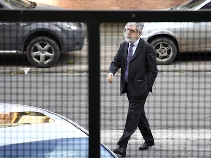 Julio De Vido, en los tribunales federales de Buenos Aires durante su última declaración, el 4 de octubre pasado.