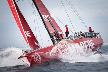 El Mapfre en acción.