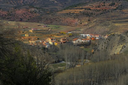 Vista del pueblo de Tramacastilla (Teruel).