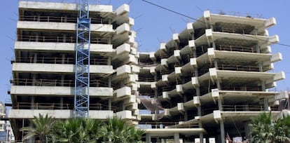 Viviendas en construcci&oacute;n en Estepona (M&aacute;laga). EFE/Archivo