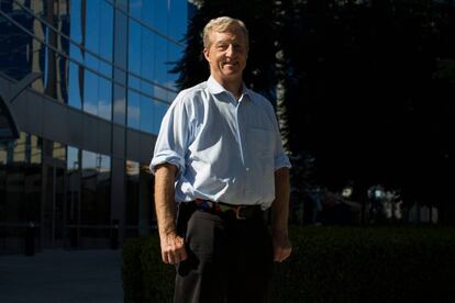 Tom Steyer, durante una entrevista con EL PAÍS en 2018.