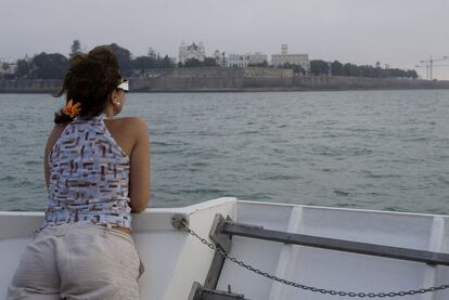 Vista de Cádiz desde el catamarán que hace la ruta por su contorno.