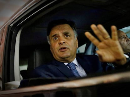 Aécio Neves foi alvo da Operação Ross nesta terça-feira.