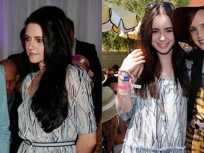 Lily Collins vs. Kristen Stewart: ¿A quién le queda mejor el vestido de Mulberry?