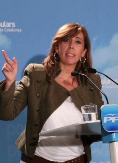 Alicia S&aacute;nchez-Camacho, l&iacute;der del PP catal&aacute;n.