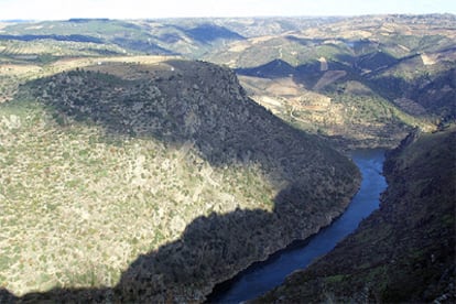 El río Duero, en la provincia de Zamora.