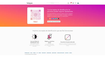 Códigos QR en Instagram