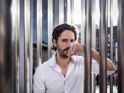 Juan Diego Botto durante su visita a Valencia.