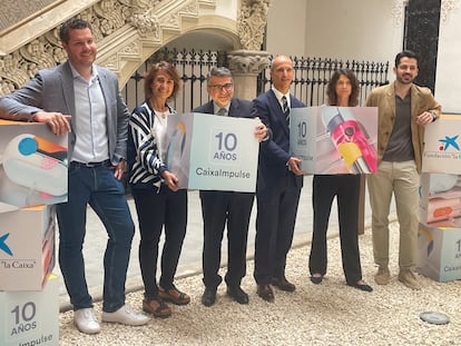 Algunos de los impulsores de los proyectos ayudados por La Caixa mediante el programa CaixaImpulse.