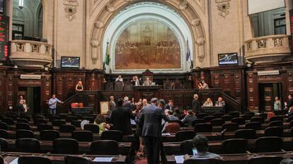 Plenário da Assembleia Legislativa do RJ (Alerj) nesta quinta-feira, 13