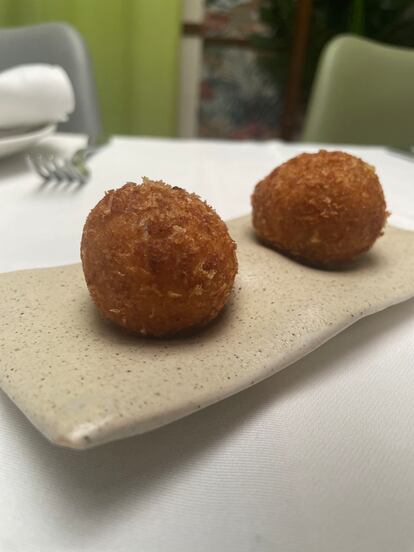 Las croquetas son una de las propuestas de mayor éxito del restaurante.