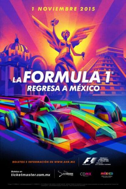 Cartel del Gran Premio de México