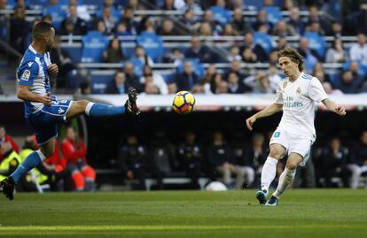 Dvd 880 (21/01/18) Partido Real Madrid -  Deportivo de la Coruna en el Estadio Santiago Bernabeu . En esta imagen Luca Modrick. © Carlos Rosillo