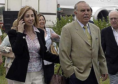 Bautista Soler, junto a su pareja.