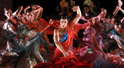 Antonio Najarro presenta un espectáculo de danza española, escuela bolera y flamenco en los Teatros del Canal. En la imagen, un momento del espectáculo 'Sorolla'.