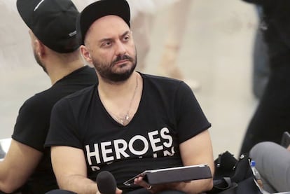 El director de teatro Kiril Serebrennikov, en enero en el Teatro Bolsh&oacute;i de Mosc&uacute;.
 