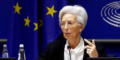 La presidenta del BCE, Christine Lagarde. 