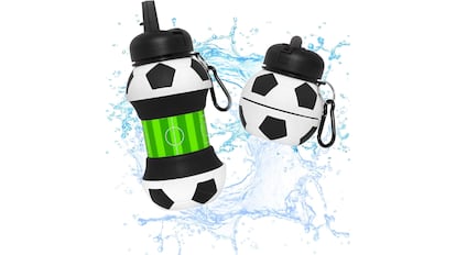Regalos de fútbol para comunión de Amazon: botella de agua