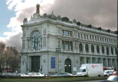 Fachada del Banco de España.