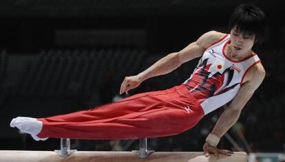Kohei Uchimura ha sido el mejor en la clasificación.