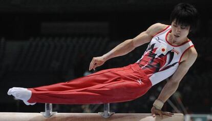 Kohei Uchimura ha sido el mejor en la clasificación. 