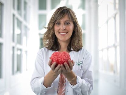 La neuròloga Neus Folgàs a l'Hospital Clínic de Barcelona.