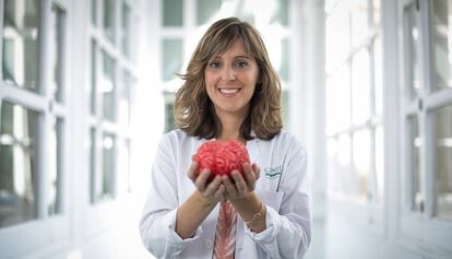 La neuròloga Neus Folgàs a l'Hospital Clínic de Barcelona.