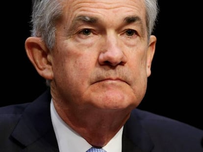 Jerome Powell, el martes en el Senado de EE UU.