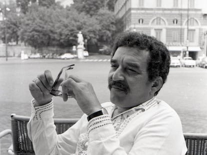 Gabriel García Márquez, en Roma, en 1969.