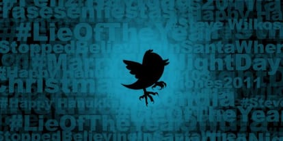 Ilustración sin texto alusiva a Twitter.