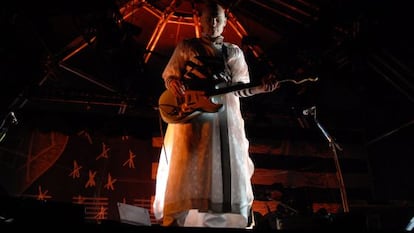 Smashing Pumkins, en una actuación en 2007 en Barcelona.