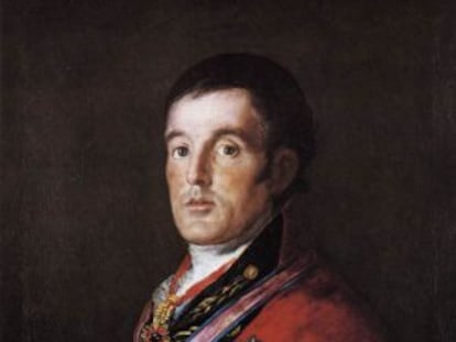 'Retrato del Duque de Wellington', Goya.