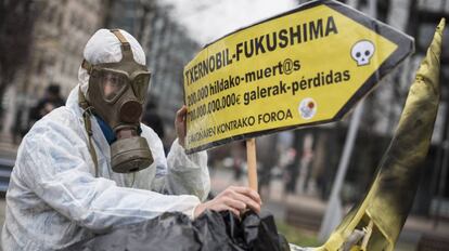 Protesta contra el Garoña.