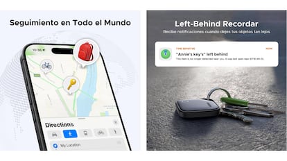 This suitcase locator is compatible with Apple devices and has a battery of up to 24 months.