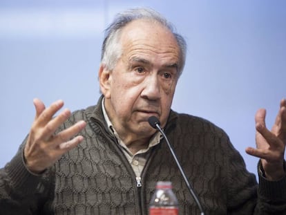 Joan Margarit, Premio Cervantes 2019, el pasado 14 de noviembre en Barcelona.