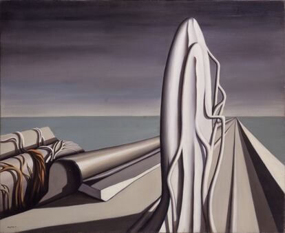 'At the Appointed Time' (1942), de Kay Sage.