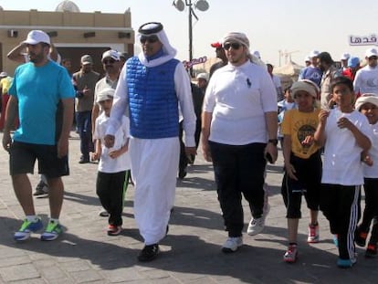 Contra obesidade, Qatar organiza caminhada no Dia do Esporte.