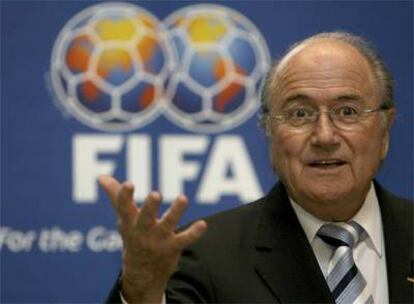 Joseph Blatter, presidente de la FIFA