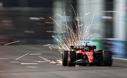 Carlos Sainz en el GP de Singapur