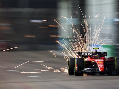 Carlos Sainz en el GP de Singapur