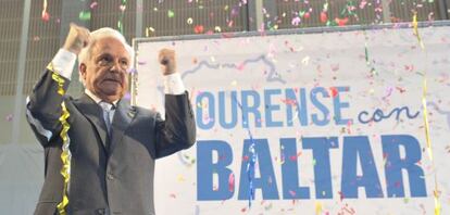 Baltar saluda a sus fieles en el homenaje que recibió el pasado 24 de junio