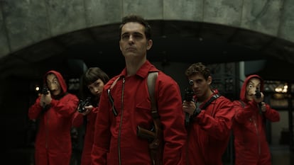 Pedro Alonso in the first season of 'Money Heist.'