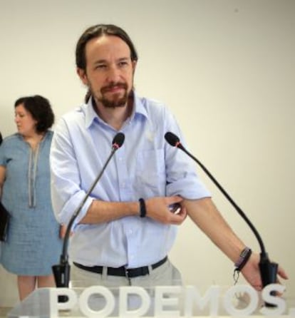 El secretari general de Podem, Pablo Iglesias.